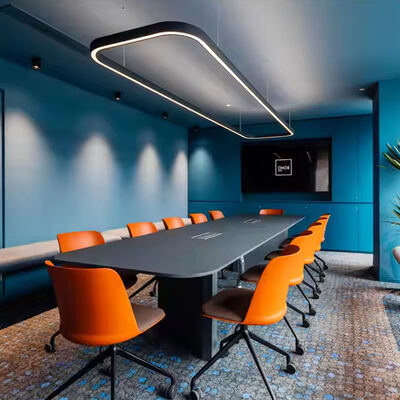 Pendant Splicing Hanging Rectangular Linear Light 2FTx4FT Aluminium