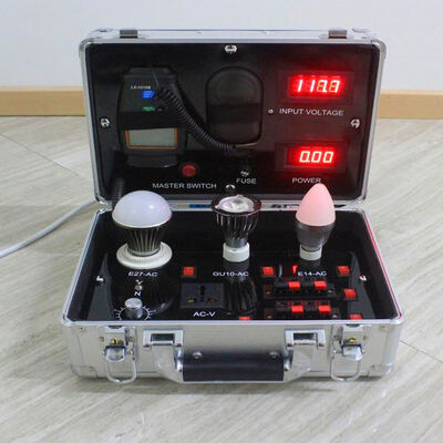 Custom Portable LED Demo Case Box Bulb Tube Display Test For Business Trip