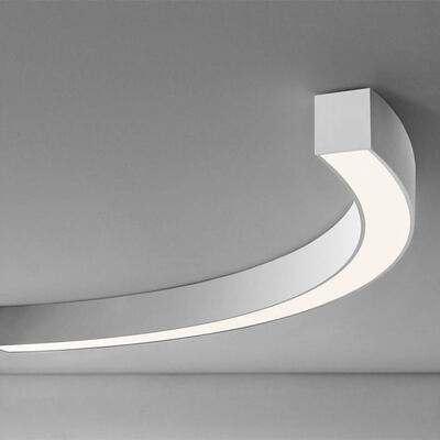OEM Recessed Linear Led Lighting Commercial Pendant Extruded Aluminum Curved