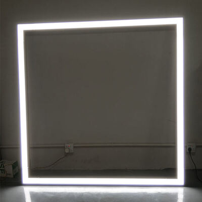 Square Rectangle LED Linear Light Linkable Suspension Office School Supermarket