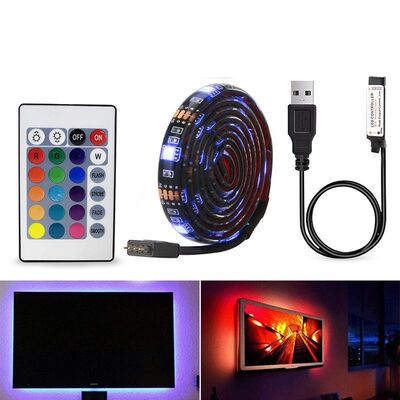 Smart IP65 Waterproof RGB 5050 LED Light Strip Kit USB 5V Low-voltage with APP/Remote Control