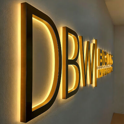 Custom LED Logo Hotel Sign and Outdoor Wall Sign for Shop Company Retail Stores Shopping Malls Restaurants Offices Hotels
