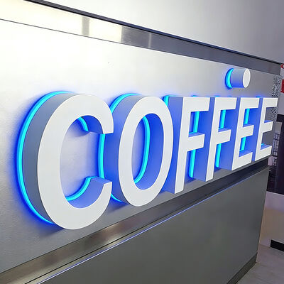 Custom Logo 3D LED Light Sign Backlit Business Signs Building Office Home Car Hotels AC Decoration Advertising Companies