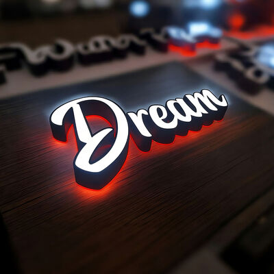 Custom Business Sign Outdoor Custom LED Sign Outdoor Advertising Illuminated Letter for Hotel Waterproof LED Module or LED Strip