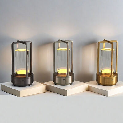 Modern LED Table Lamp with Touch Dimming 2700-6000K Color Temperature and Built-in 2000mAh Battery