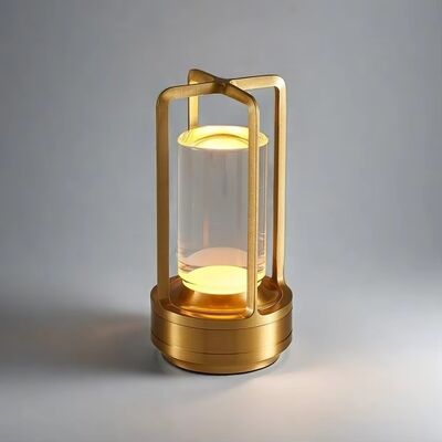 USB Rechargeable Touch Control 3 Color Temperature LED Night Lamp Atmosphere Light for Camping Bar Lantern