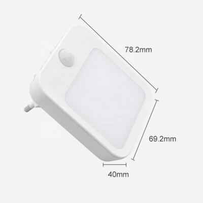 LED Night Light with Motion Detection and Frosted Glass Design for 40000 Hours Working Time