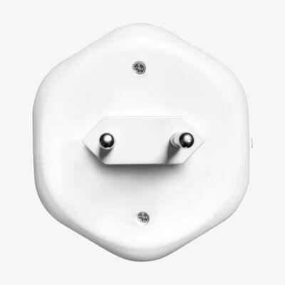 USB Charging Socket with LED Night Light, Modern square ABS Switch Sensor Control Plug-in Power Supply