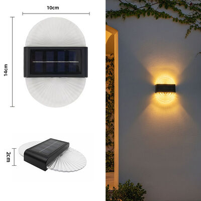 2700K Soft Warm White Solar Wall Light 10000 Hours Lifespan 1-Year WarrantyOutdoor LED Motion Sensor