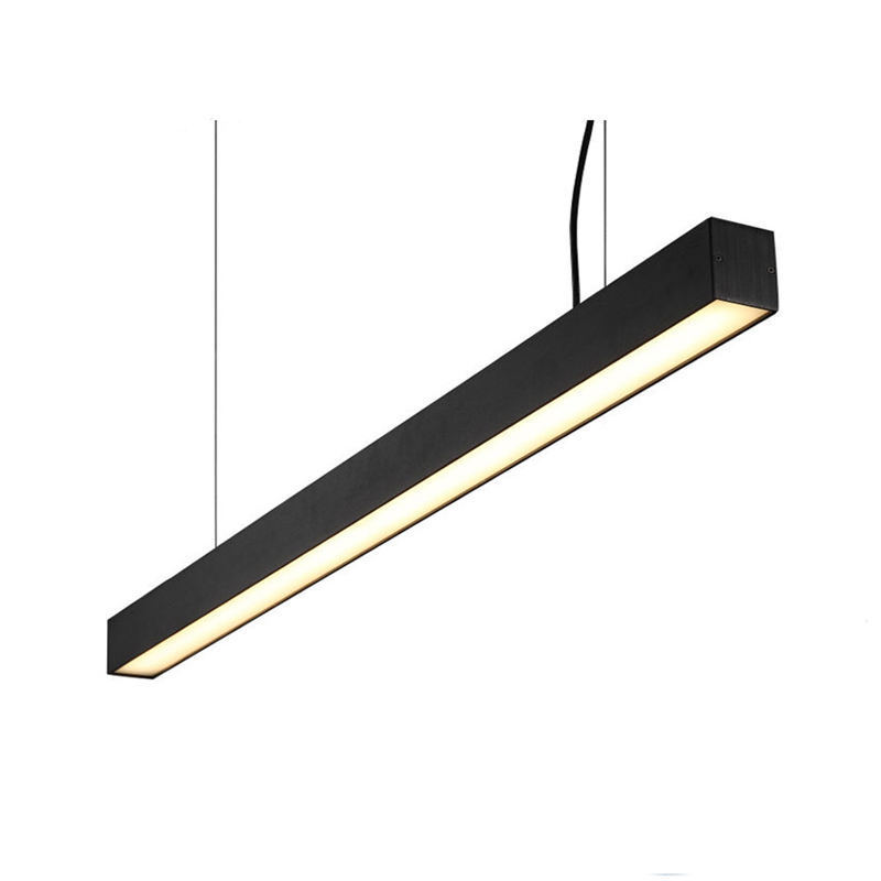 Warm White 30W LED Continuous Linear Hanging Light Billiard For Workshop