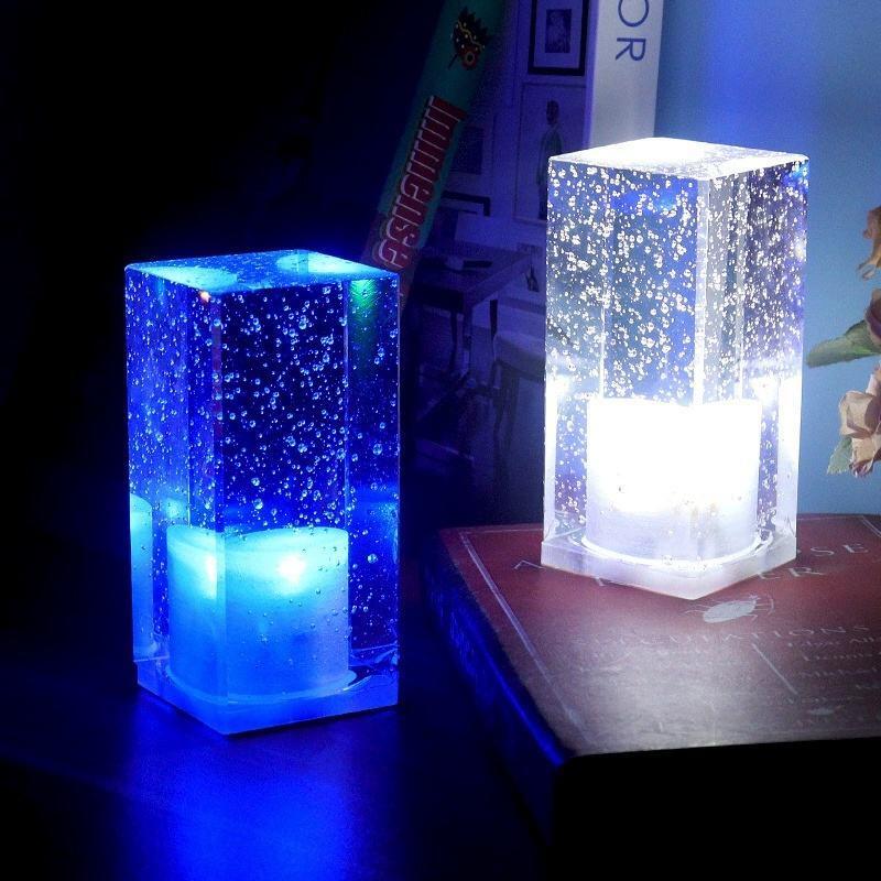 Creative Crystal Modern Cordless Portable LED Night Light Table Lamp Rechargeable