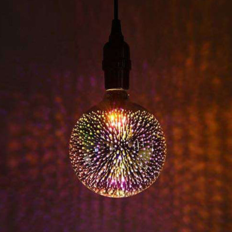 High-Quality LED 3D Fireworks Lamp for Bedroom Decor Christmas Fireworks LED Fairy Light