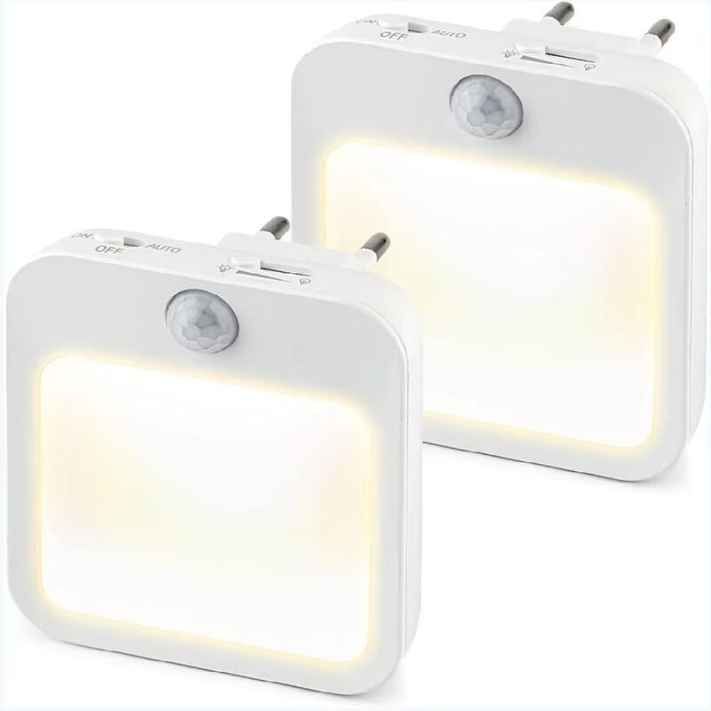 LED Night Light with Motion Detection and Frosted Glass Design for 40000 Hours Working Time