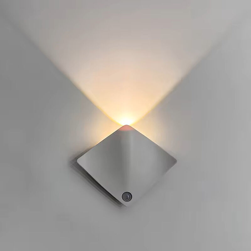 New Multifunctional Intelligent Human Body Sensor Light Devil Rays Shape LED Motion Sensor Light