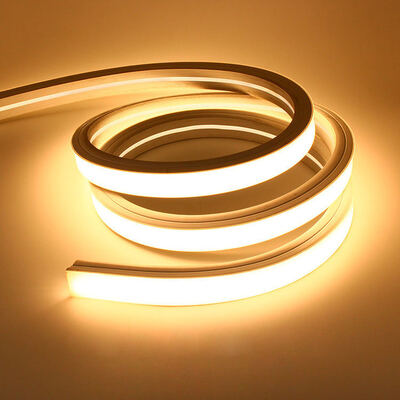 12V 24V RGB Neon Flex Caldo Bianco Infisso LED Silicone 10m