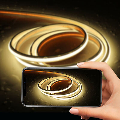 Ciepły biały COB MINI LED NEON Flex 6*10mm silikonowy IP67 wodoodporny pas LED do hotelowego krajobrazu