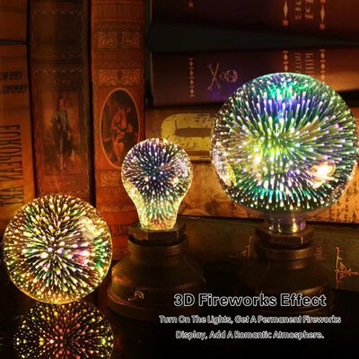 Lampadina LED 3D effetto fuochi d'artificio, decorazioni natalizie e luci natalizie