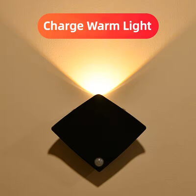 Modern Stil DC5V LED Duvar Kurulum Pil Şarj Edilebilir Manta Rays Hareket Işığı Akıllı Sensör LED Gece Lambası Yanında