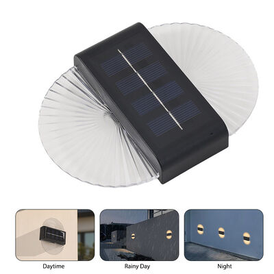 2700K Soft Warm White Solar Wall Light 10000 Hours Lifespan 1-Year WarrantyOutdoor LED Motion Sensor